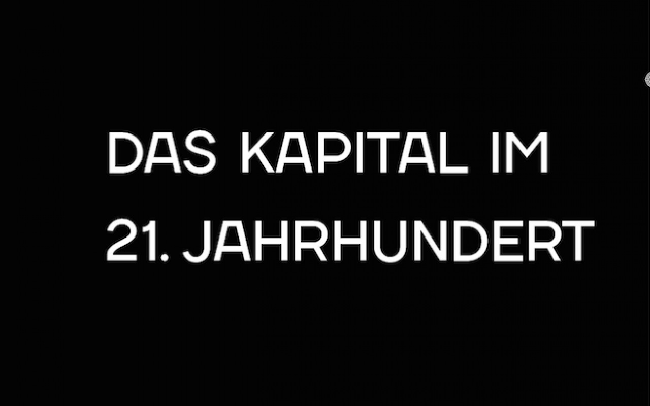 Poster of the event »Das Kapital im 21. Jahrhunder«