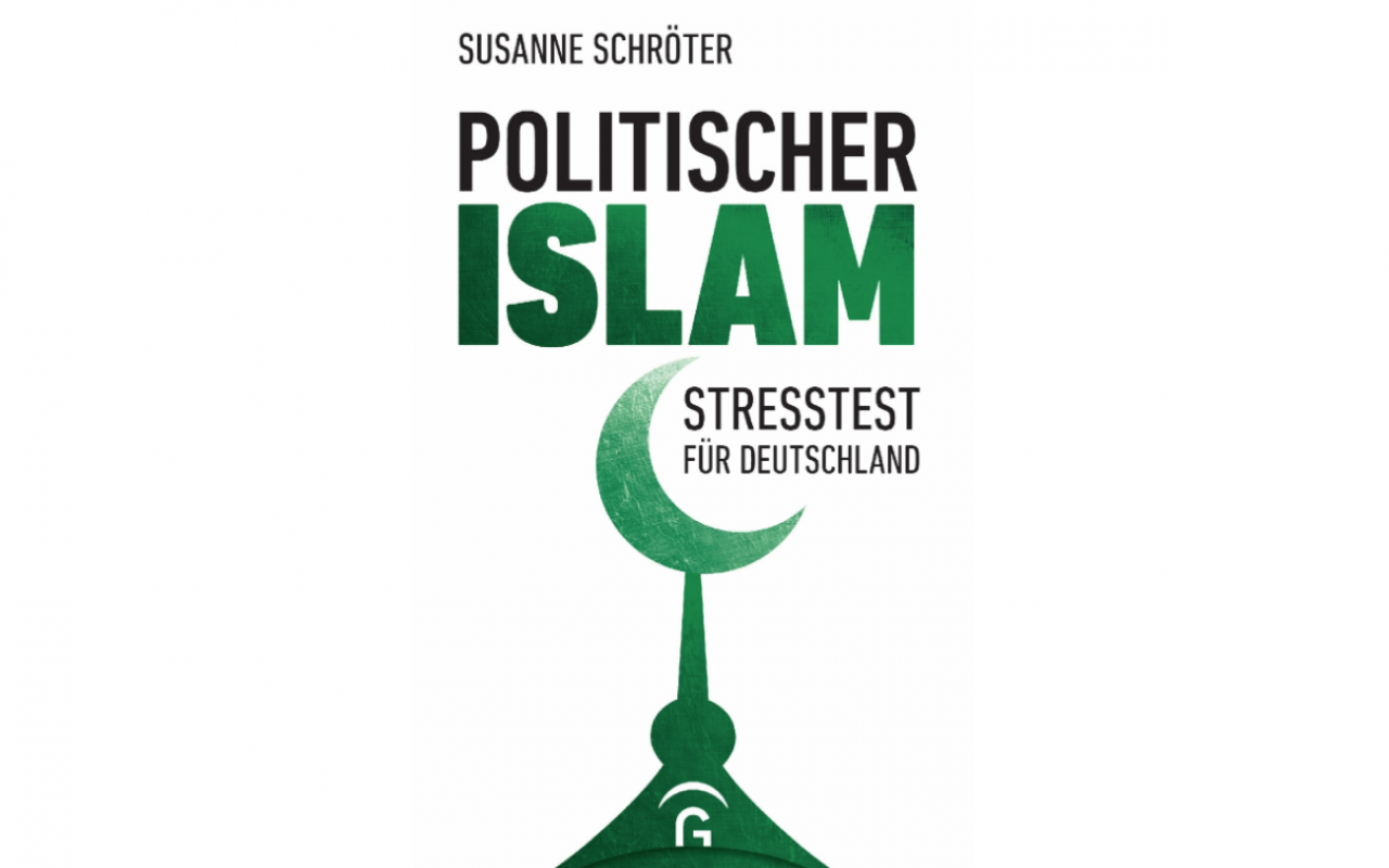 Book cover with the text »Politischer Islam – Stresstest für Deutschland« and a green crescent.