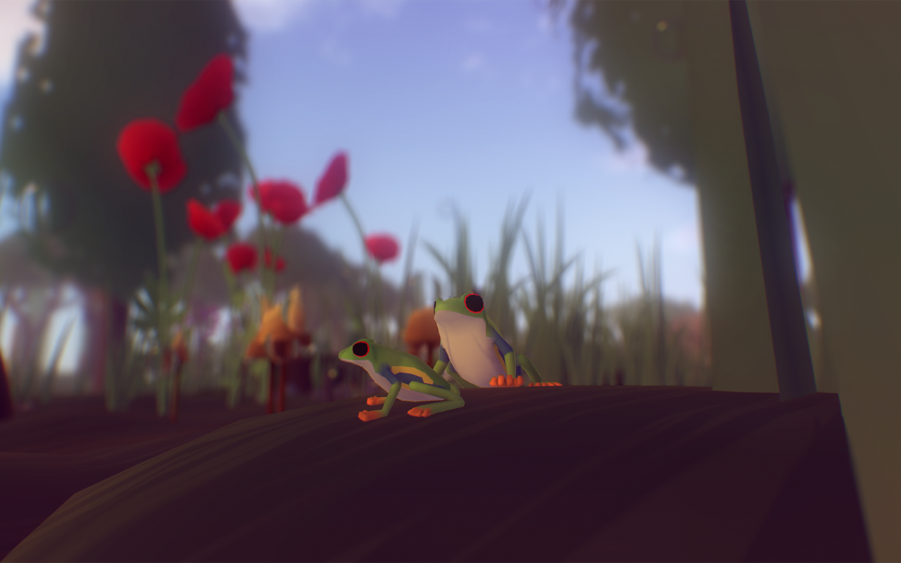 Screenshot from Everything. Frogs