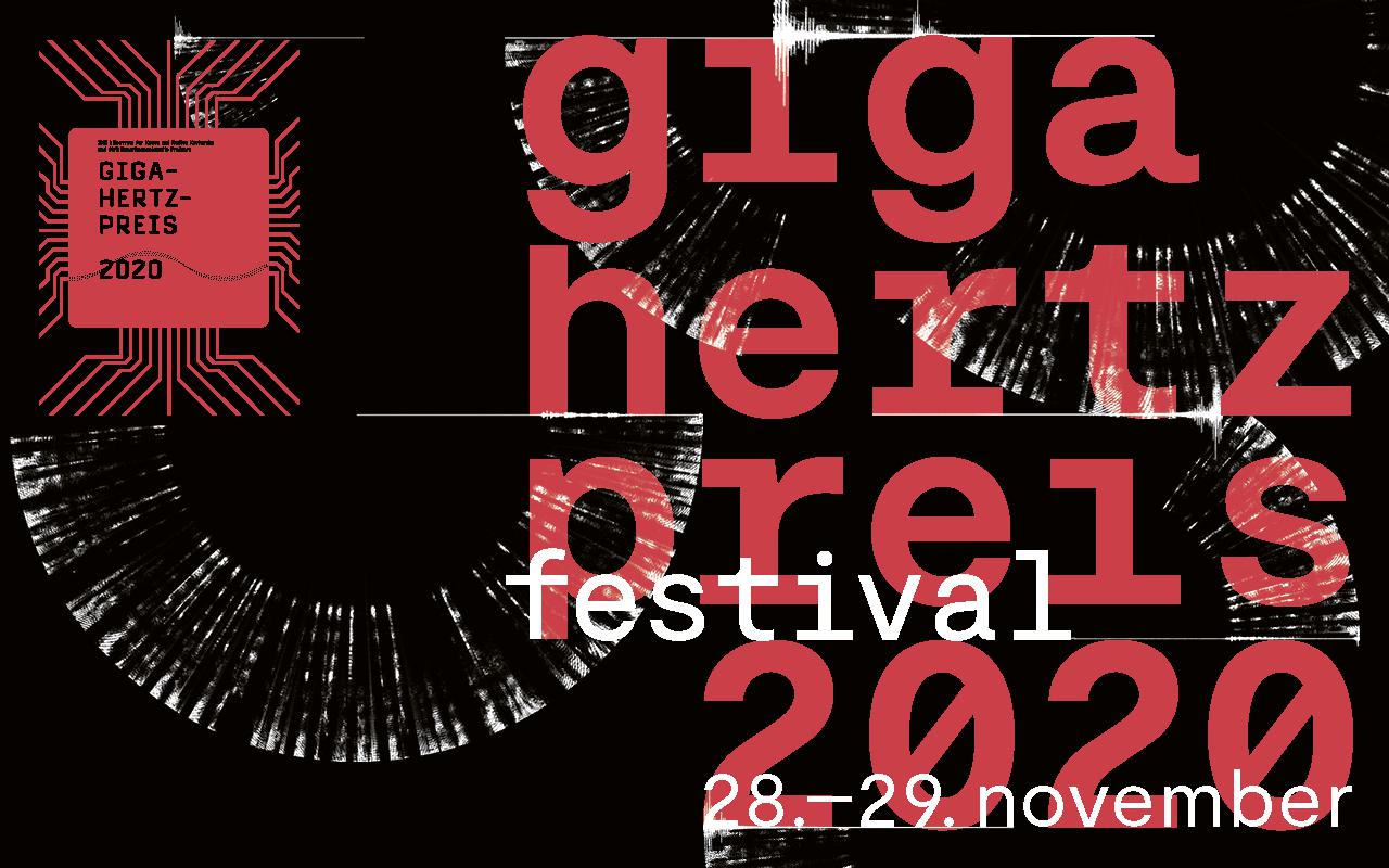 Giga-Hertz Award Festival 2020 red on black 