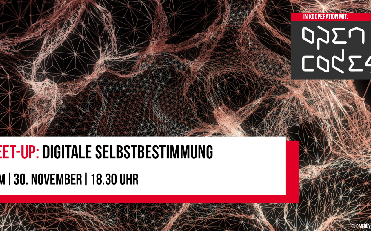 Poster of the event »Meet Up: Digital Self-Determination« 