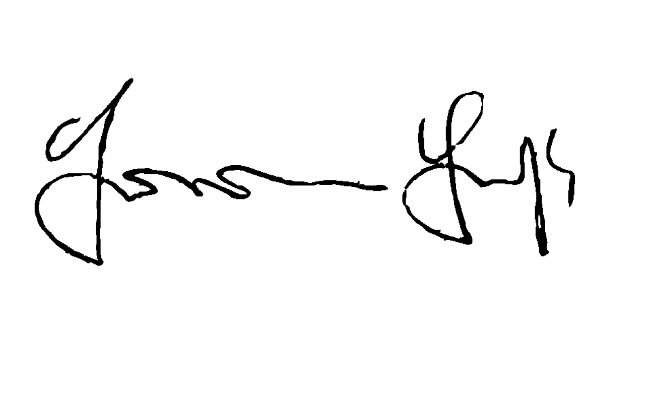 Unterschrift von Hermann Heiß