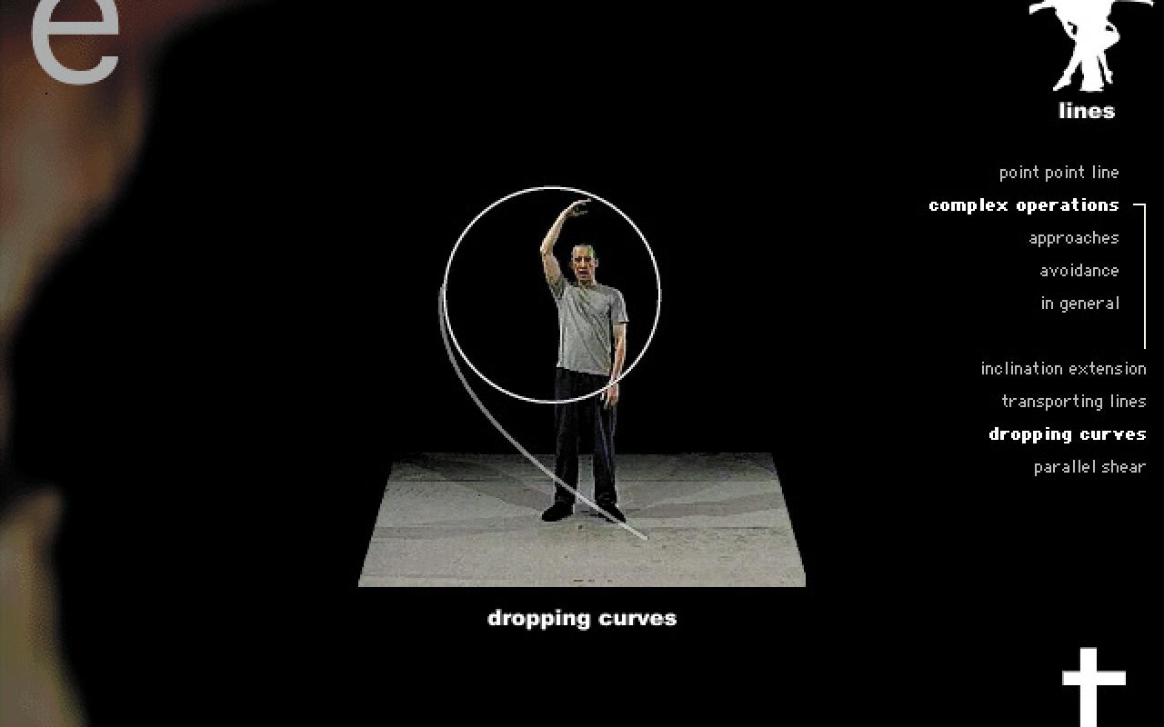Screenshot of the CD-Rom »William Forsythe. Improvisation Technologies«
