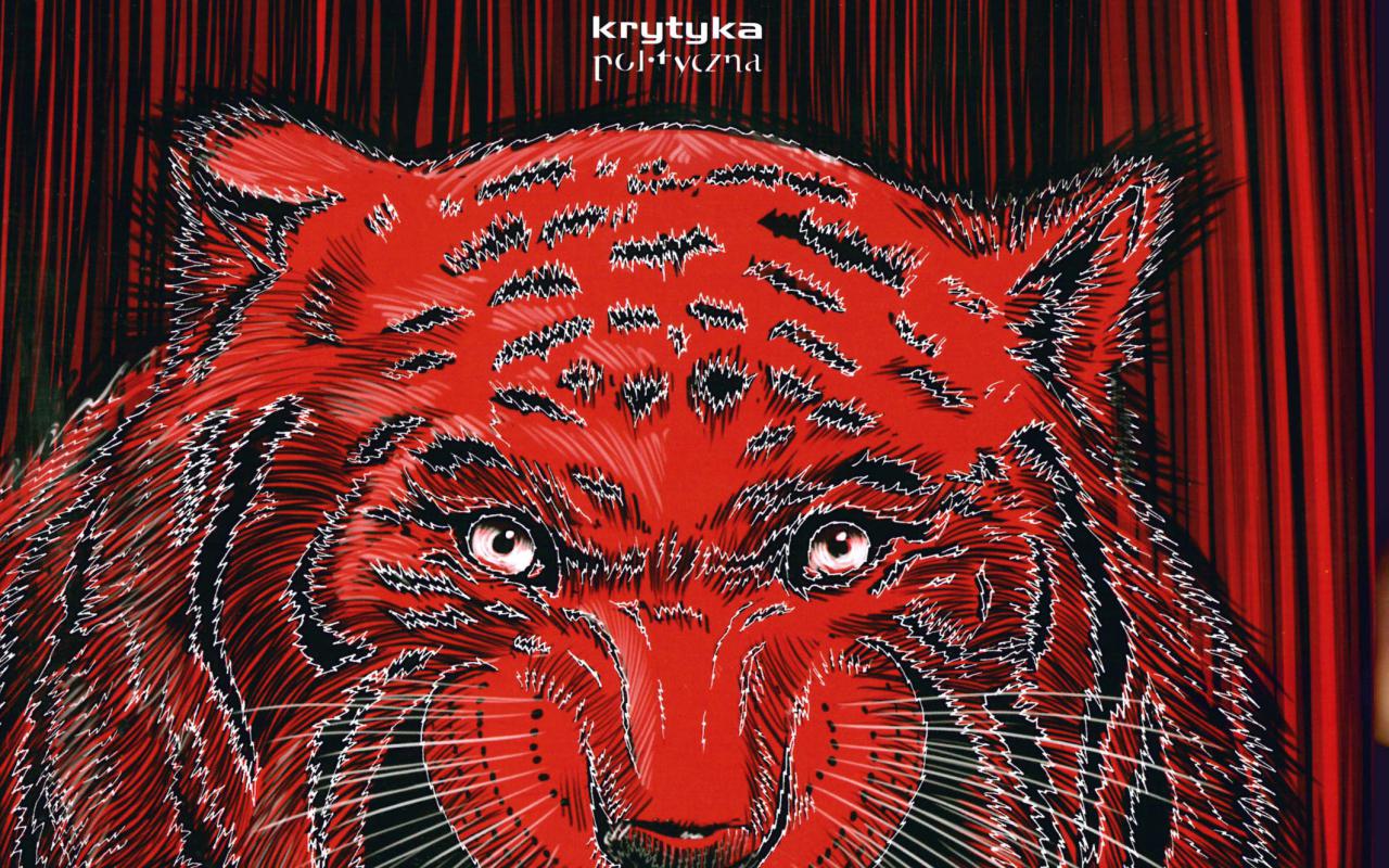 The book cover shows a tiger head in red, gray, black and white, and the title »Global Activism« in white.
