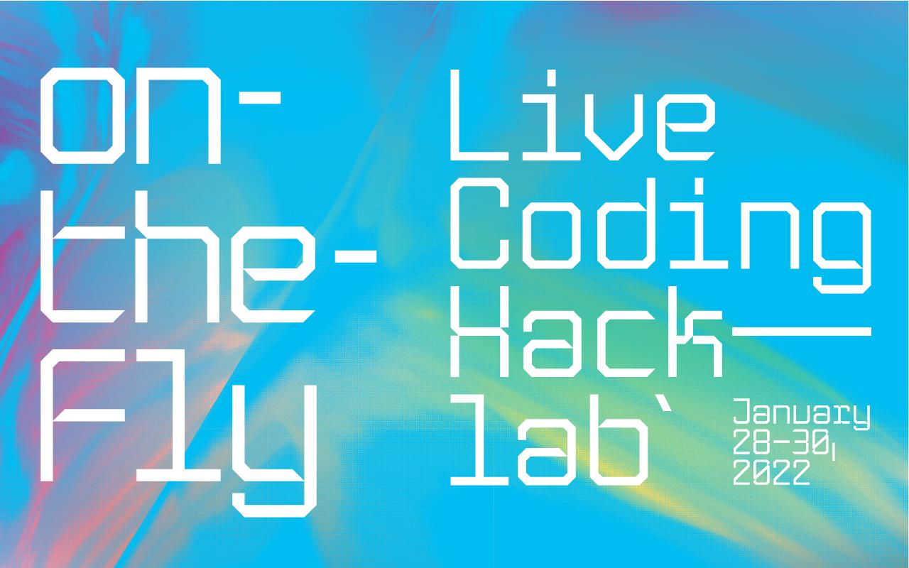 Zu sehen ist das Eventbanner des Live-Coding-Hacklabs 2022