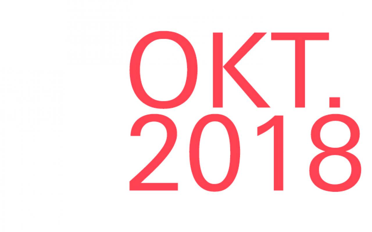  Schriftzug »OKT. 2018«
