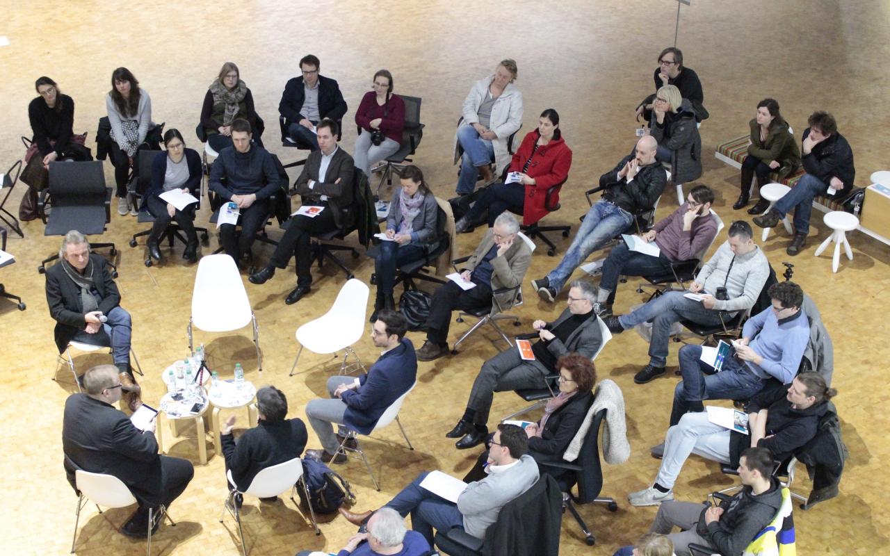 View of the discussion round from above