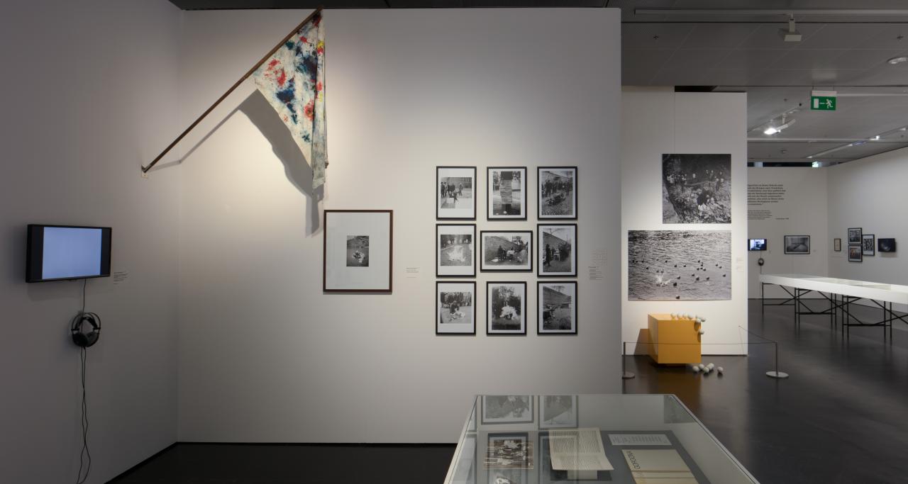 Blick in die Ausstellung »Kunst in Europa 1945-1968«.