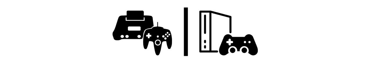 Symbole für Computer und Playstations