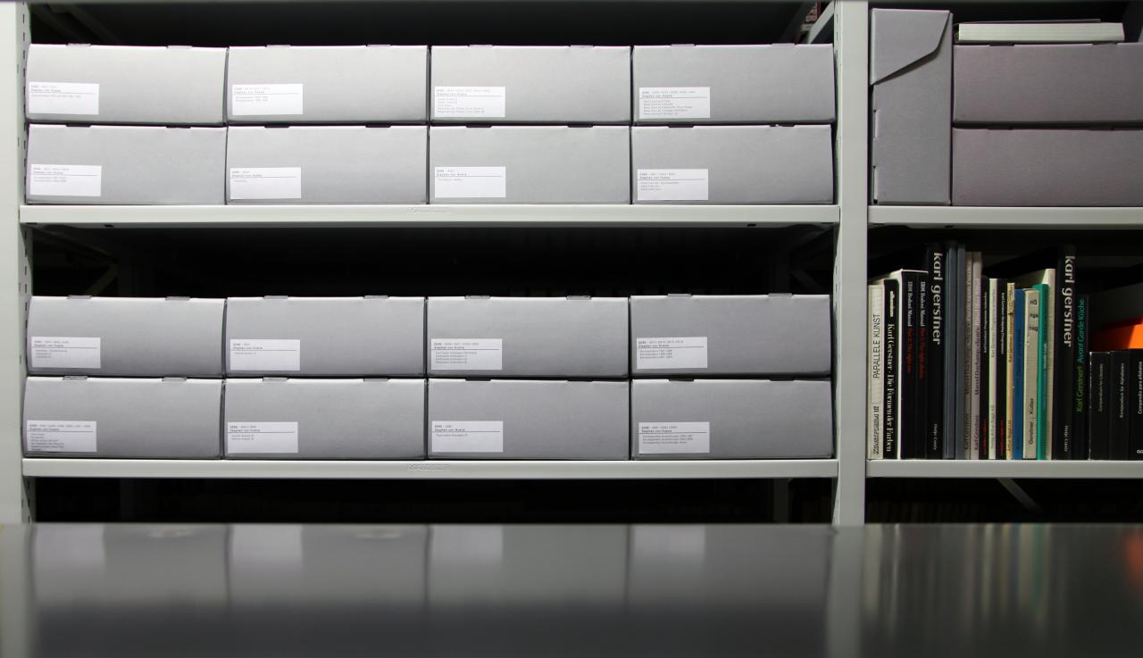 View of the archive of ZKM | Center for Art and Media Karlsruhe