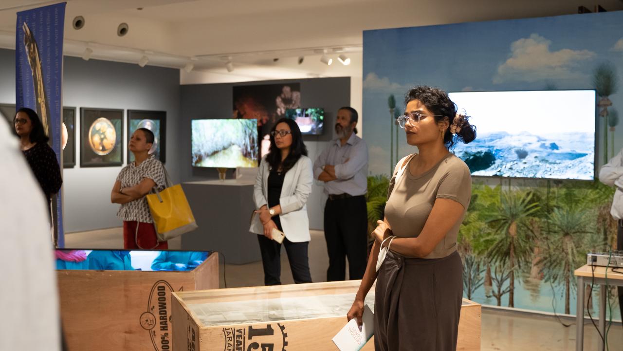 Eröffnung der Ausstellung »Critical Zones. In Search of a Common Ground« in Mumbai.