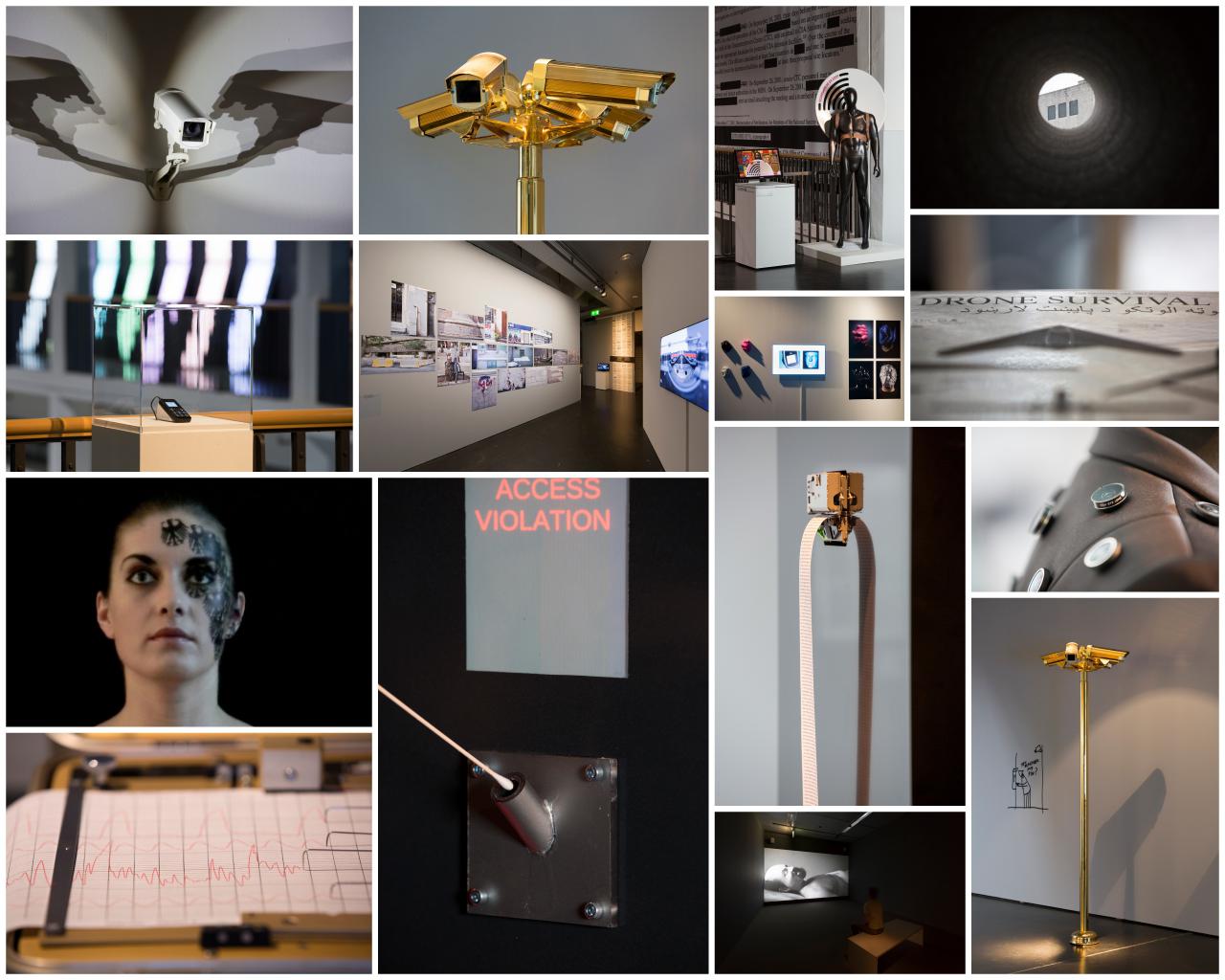 Various sights into the exhibition »GLOBAL CONTROL AND CENSORSHIP«