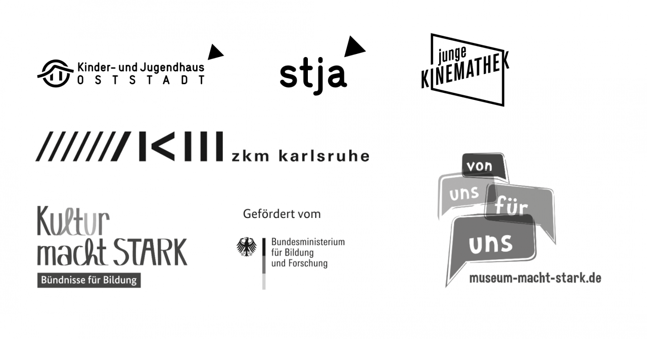 Logos of the cooperation partners of the project »Urbanisiere Dich! – Oststadt Games«