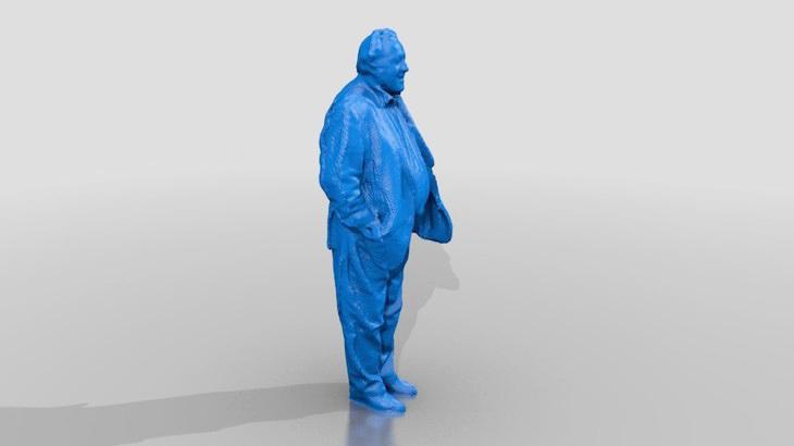 3D-print of Peter Weibel