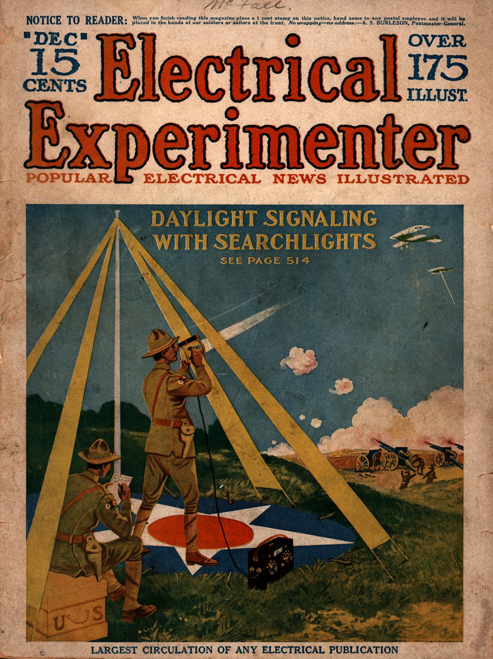 1917 - Electrical experimenter - Vol. 5, No. 8
