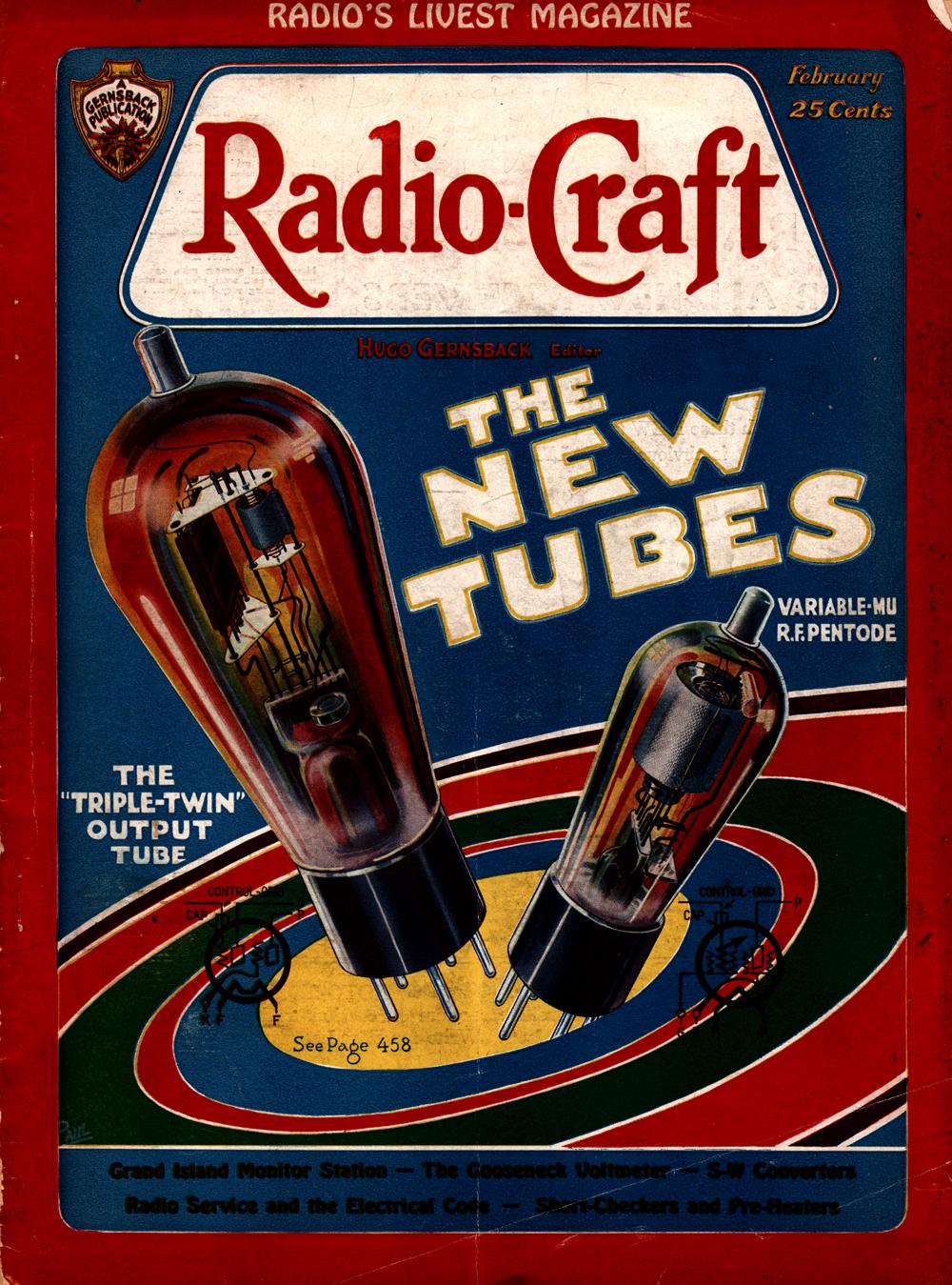 1932 - Radio-craft. and popular electronics; radio-electronics in all its phases - Vol. 3, No. 8