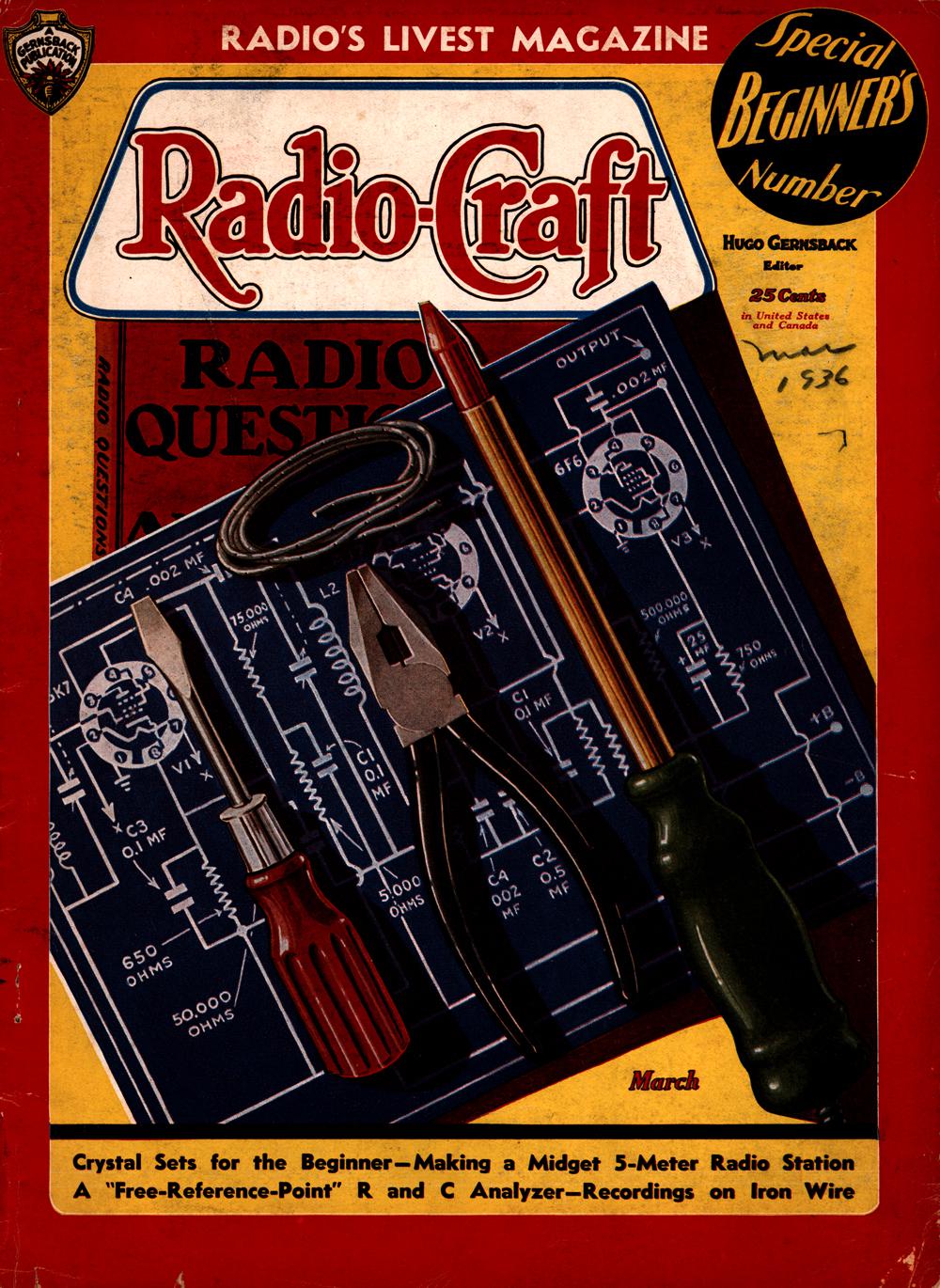 1936 - Radio-craft. and popular electronics; radio-electronics in all its phases - Vol. 7, No. 9