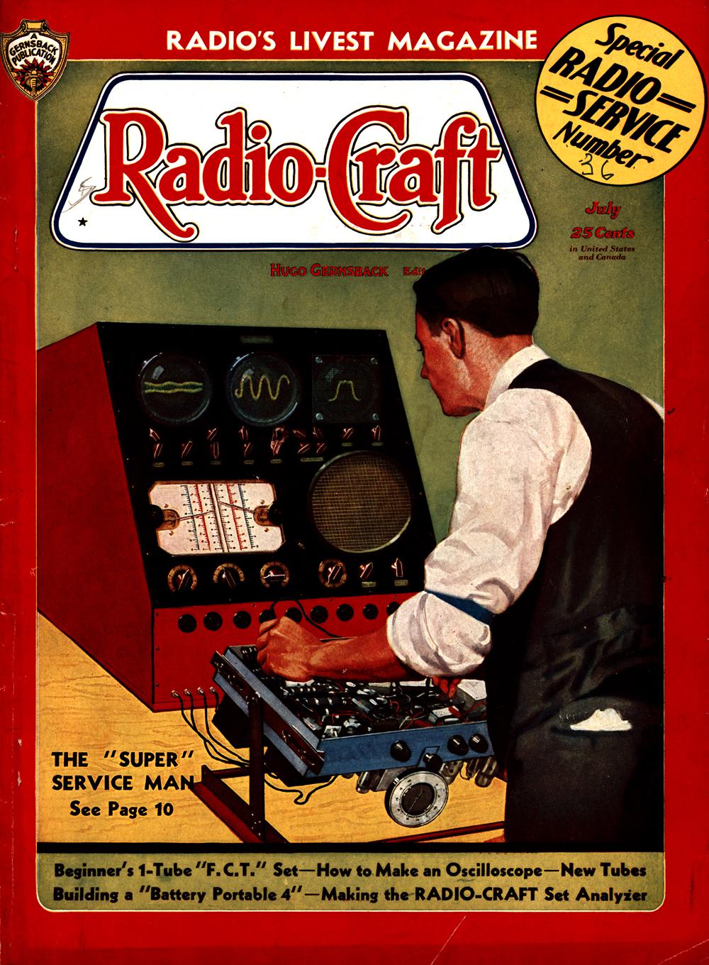 1936 - Radio-craft. and popular electronics; radio-electronics in all its phases - Vol. 8, No. 1