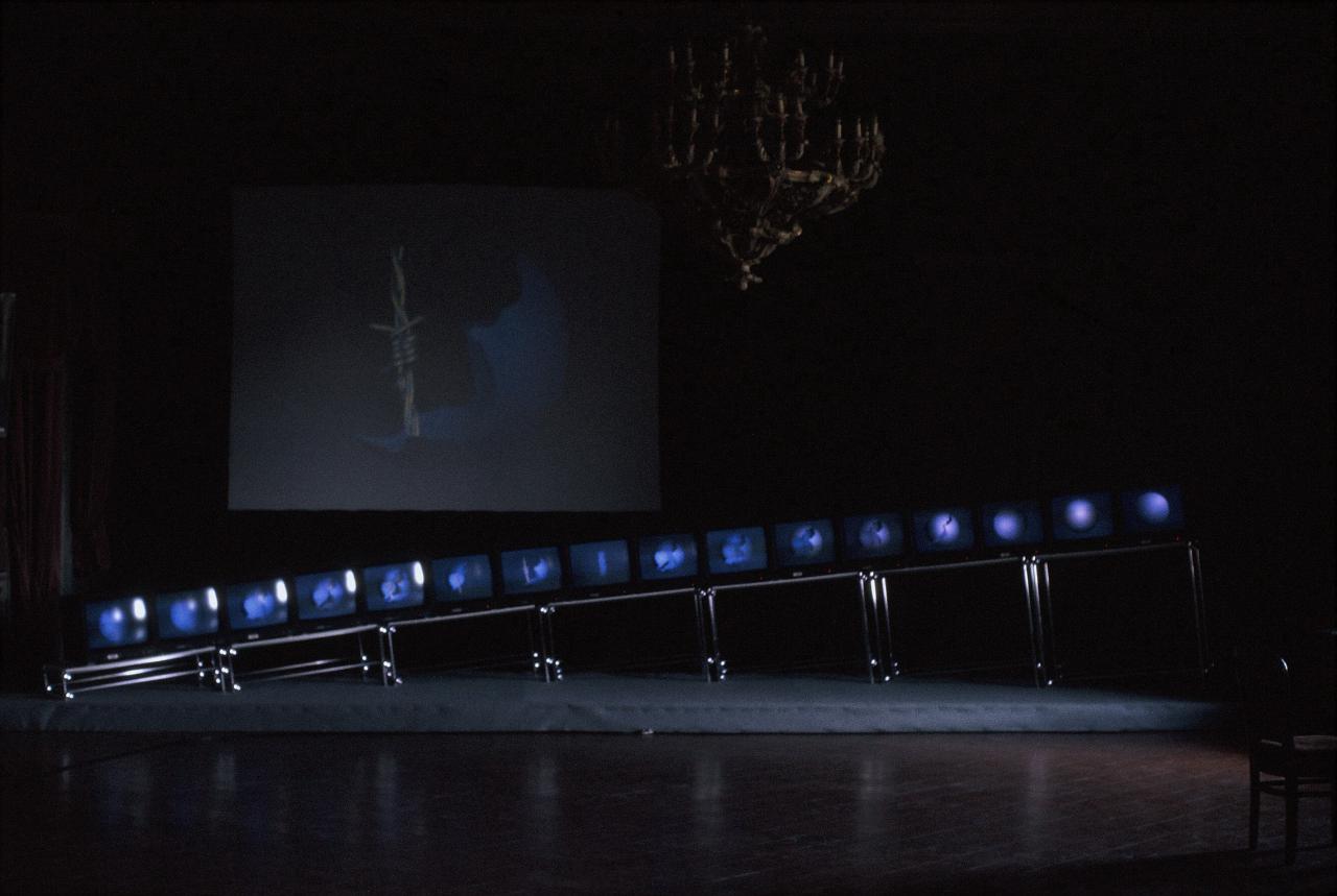  »Instantaneous«, 1987, computer-based Installation