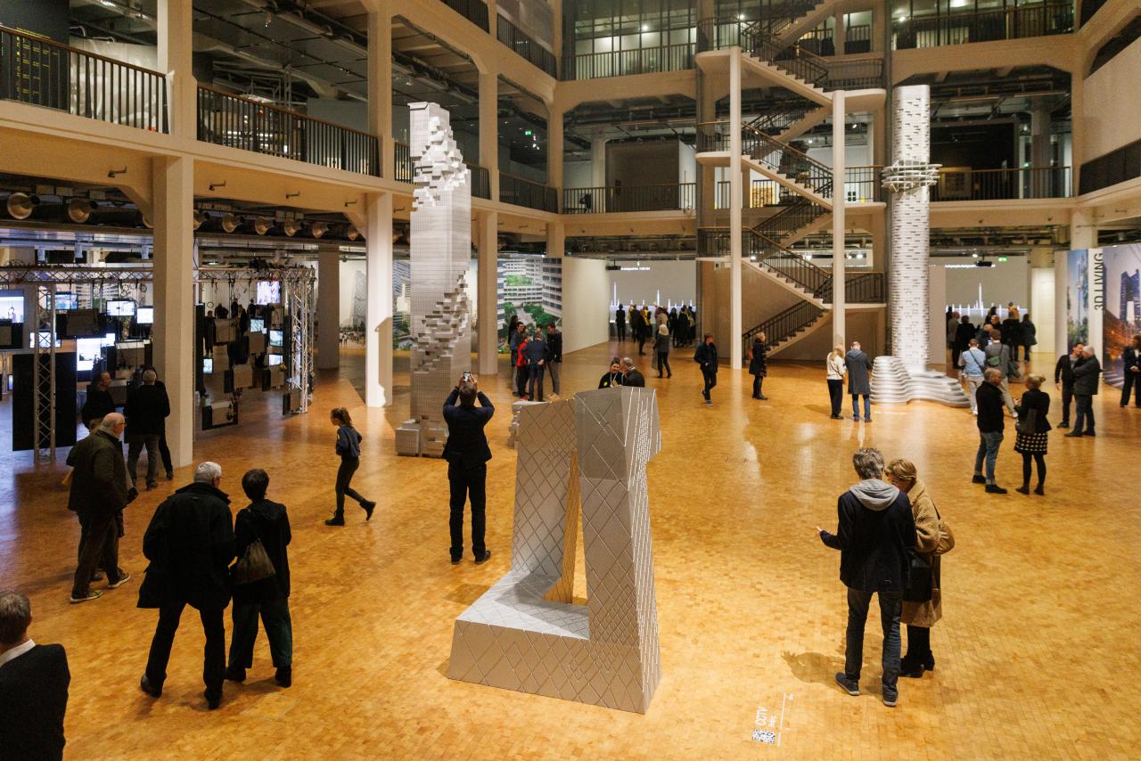 Ausstellungsansicht ole scheeren : spaces of life im ZKM | Zentrum für Kunst und Medien Karlsruhe, 2022.