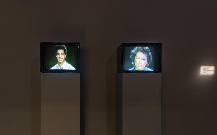 Blick in die Ausstellung »Writing the History of the Future. Signature Works of the Singular ZKM Media Art Collection«, 17. Dezember, 2021 - 3. April, 2022, Gwangju Museum of Art