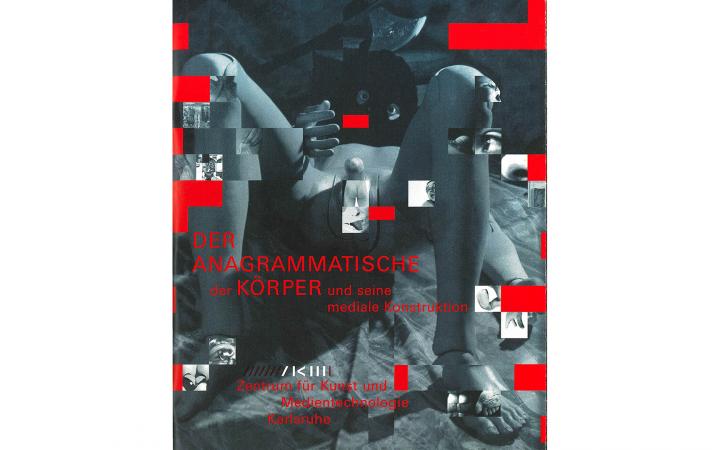 Cover der Ausstellungsbroschuere »Der Anagrammatische Körper« mit einem Bild von Cindy Sherman