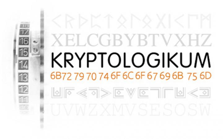 »Kryptolgikum« in great letters, beneath a numeral code.