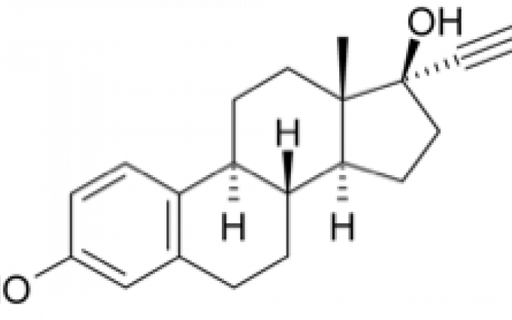 Molecule Ethinylestradiol