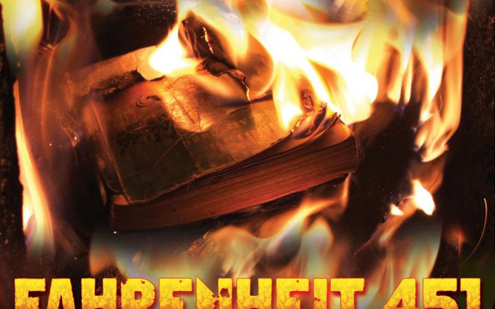 A book in flames