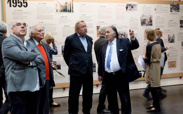 Peter Weibel leads through the exhibition »Art in Europe 1945-1968«