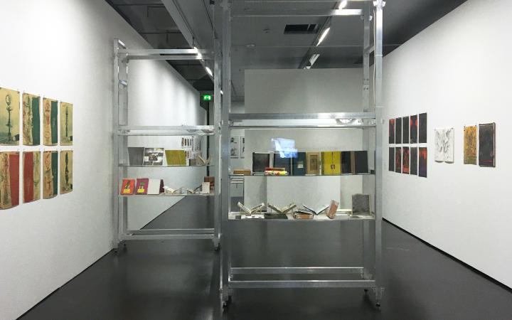 View of the exhibition »Hansjörg Mayer. The Smell of Ink«