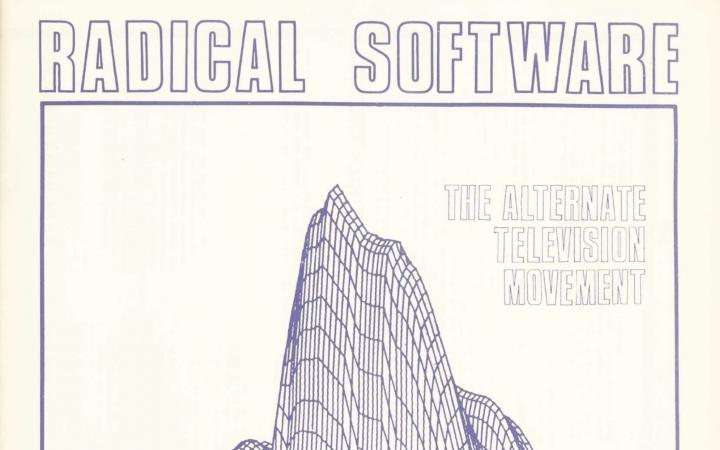 Radical Software - Nr. 1 - Cover
