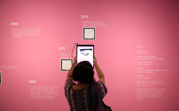 Exhibition view »Open Codes. Digital Culture Techniques«, Mumbai