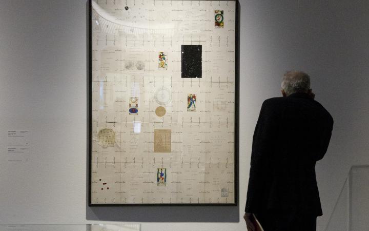 Exhibition view »DIA-LOGOs. Ramon Llull and the ars combinatoria« 
