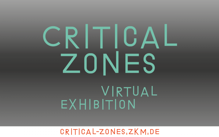 Grafik zur virtuellen Ausstellung »Critical Zones« am ZKM Karlsruhe. 
