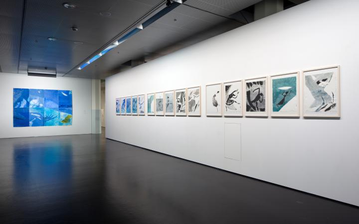 Ausstellungsansicht Emil Wächter