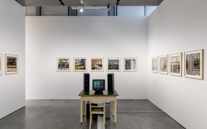 An Installation of the Exhibition »Writing the History of the Future«