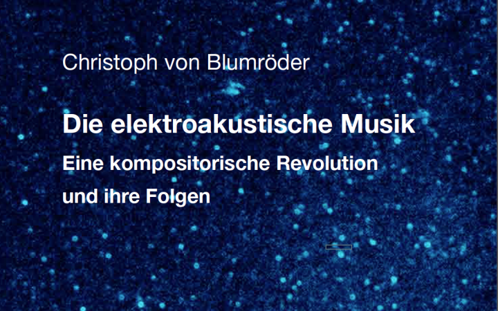  The picture shows a poster of the event »The electroacoustic music and its consequences«