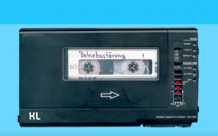 Photo of an audio cassette 