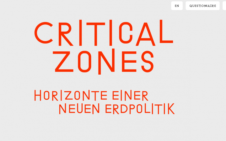 Screenshot »Critical Zones« Ausstellung 