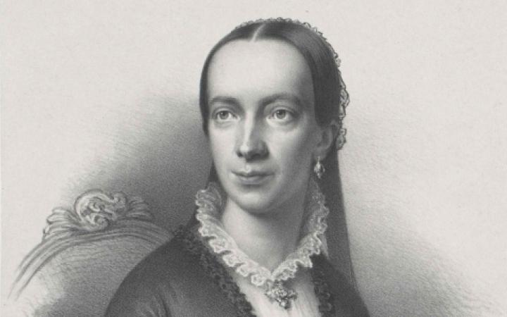 Portrait of the female composer Emilie Mayer