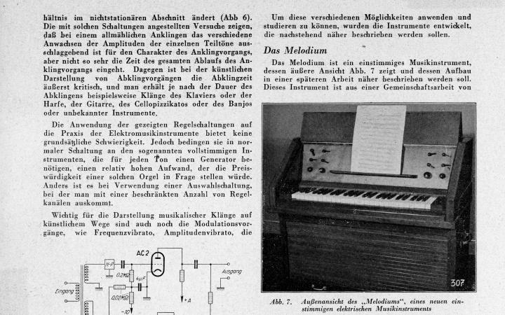 Harald Bode: »Bekannte und neue Klänge durch elektrische Musikinstrumente«