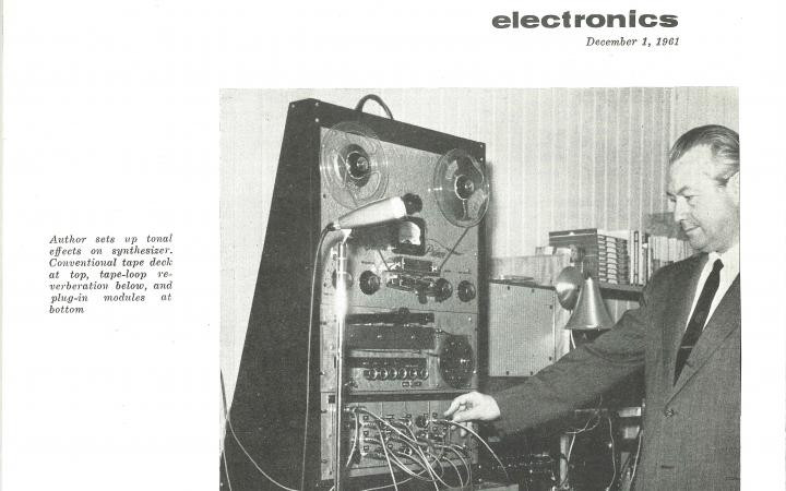 Harald Bode: »Sound Synthesizer Creates New Musical Effects« (1961)