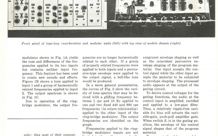 Harald Bode and Robert Moog: »Sound Synthesizer Creates New Musical Effects« (1961)