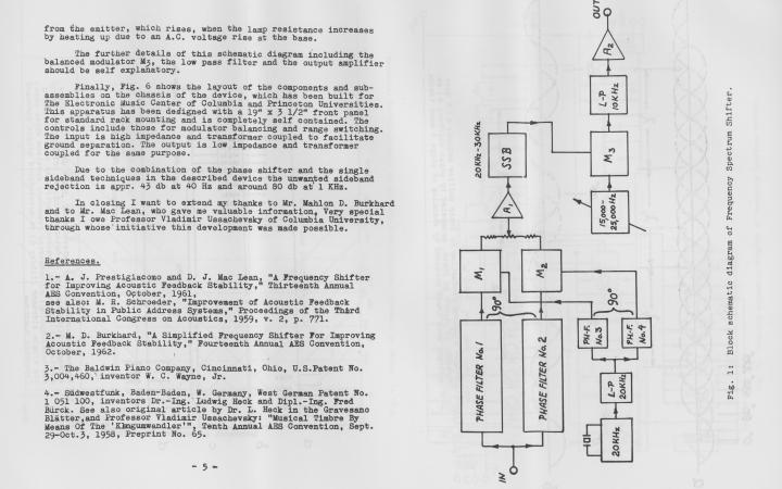  Harald Bode: »Solid State Audio Frequency Spectrum Shifter« (1965)