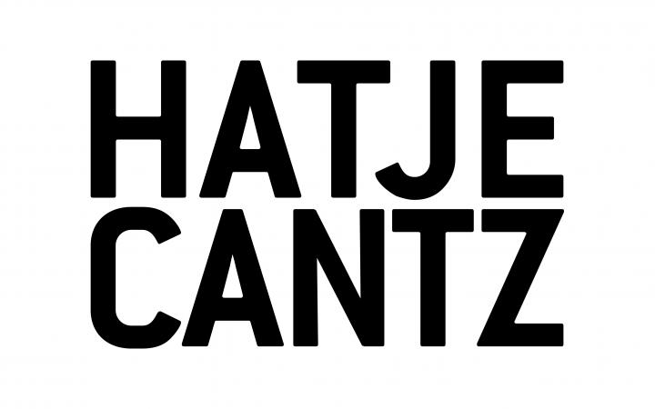 Text-Logo Hatje Cantz in schwarz