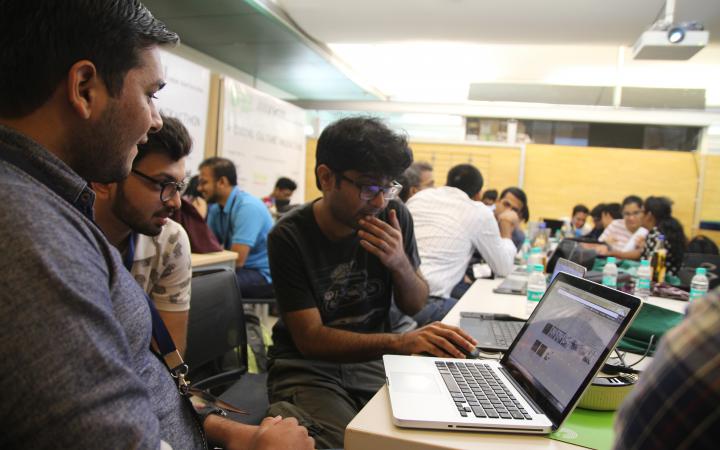 Participants of the Coding Culture Hackathon in Mumbai.