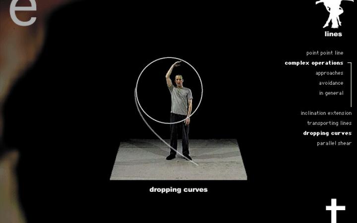 Screenshot der CD-Rom »William Forsythe. Improvisation Technologies«