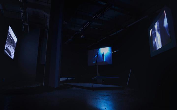 Installation view ""SF Mode" by Lukas Rehm