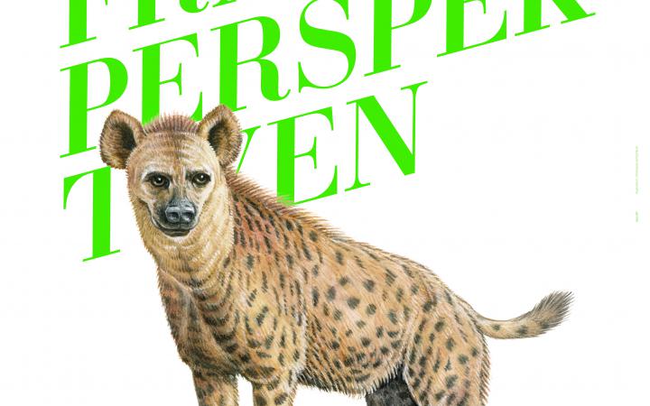 Lettering Frauenperspektiven and Logo Animal Hyaena